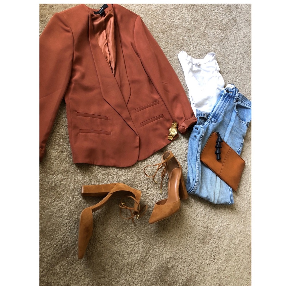 Burnt Sienna Blazer